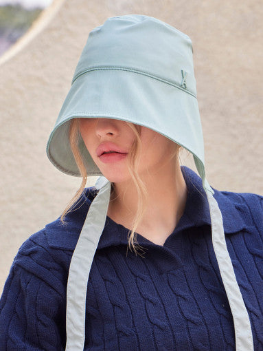 VARZAR studded logo strap bonnet hat EmpressKorea