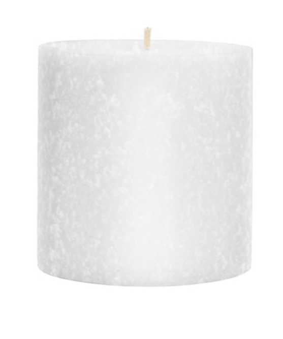 Roots Candle White Timberline Pillar Candle