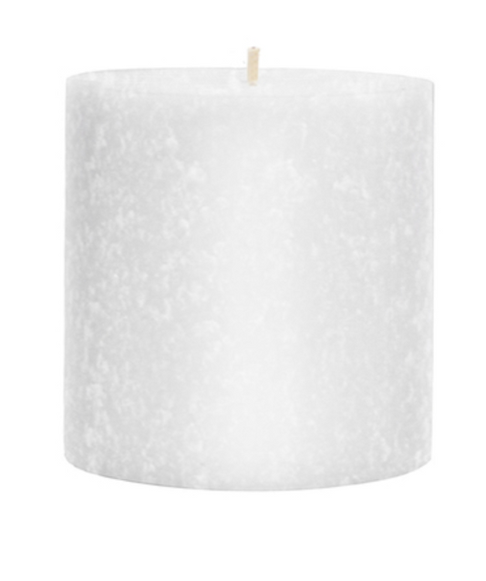 Roots Candle White Timberline Pillar Candle