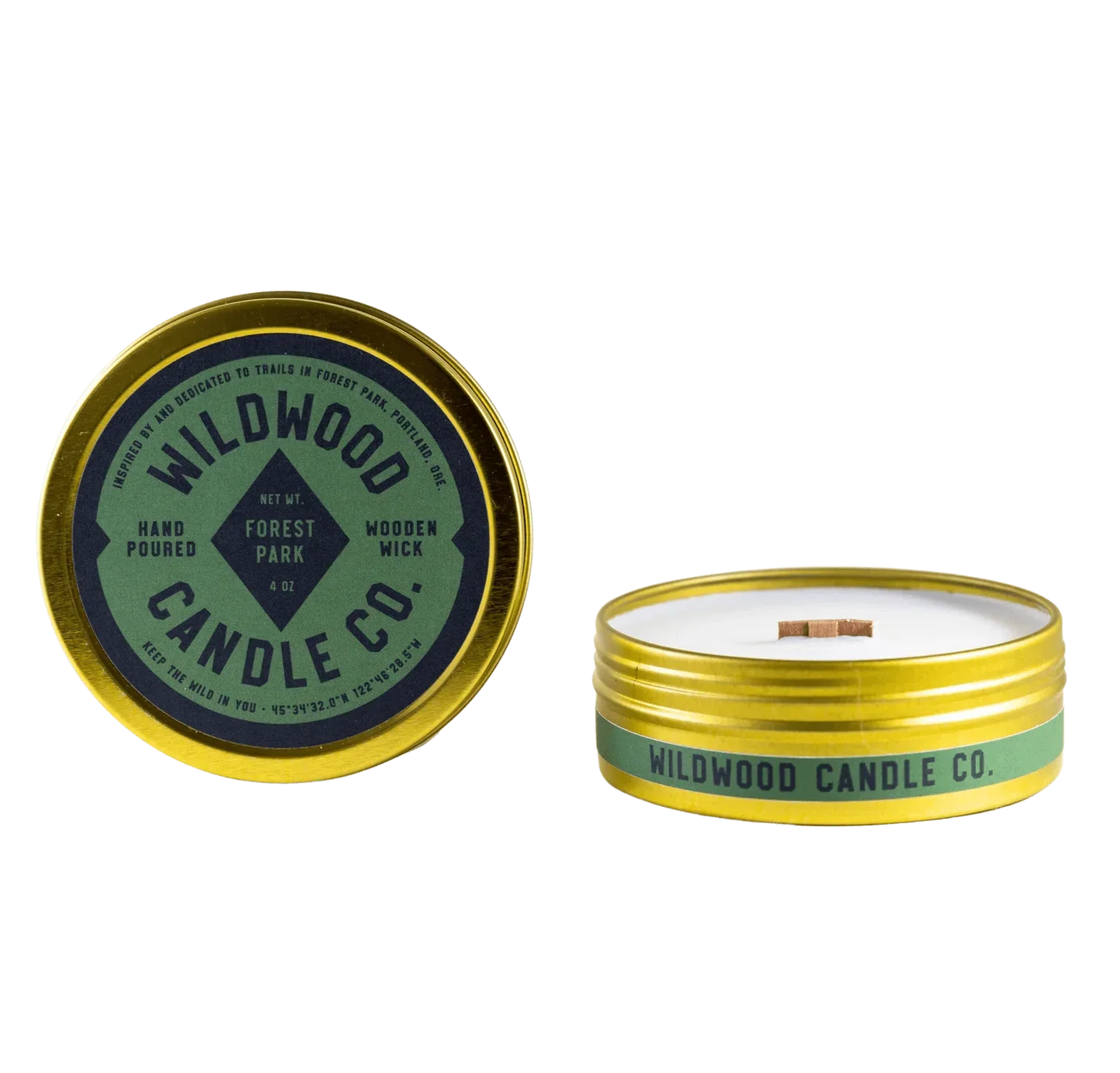 Wildwood Candle Co. Wildwood Candle, Full Size, 11 oz & Travel Size, 4oz.