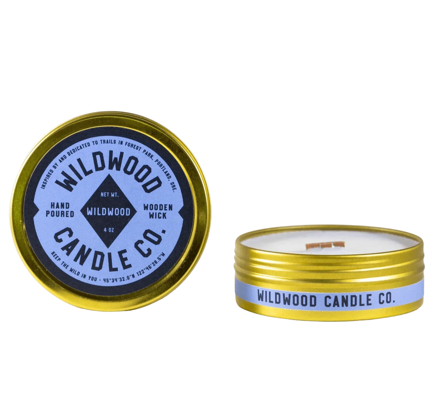 Wildwood Candle Co. Wildwood Candle, Full Size, 11 oz & Travel Size, 4oz.