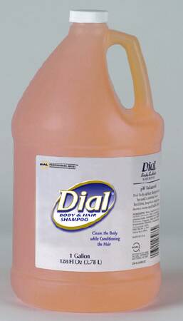 Dial Shampoo and Body Wash 1 gal. Jug Peach Scent, Case of 4